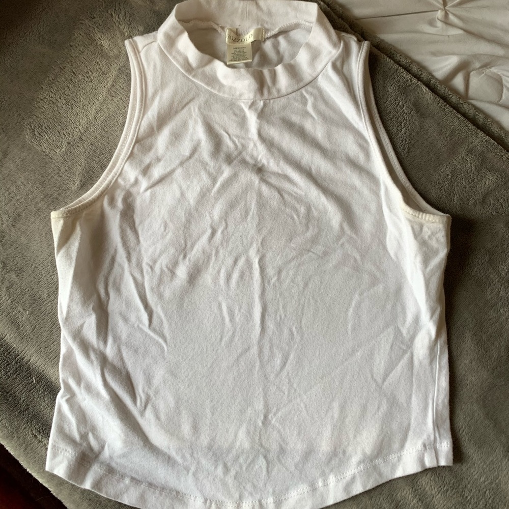 High neck crop top